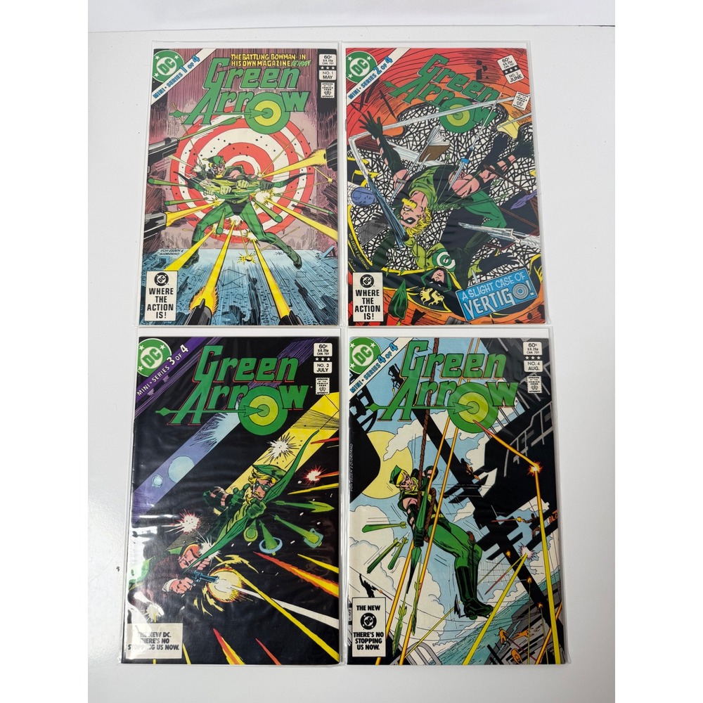 Green Arrow 1-4 Complete Mini-Series 1983 DC Comics Mike Grell Bronze Age Lot